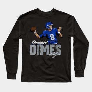 daniel jones dropping dimes Long Sleeve T-Shirt